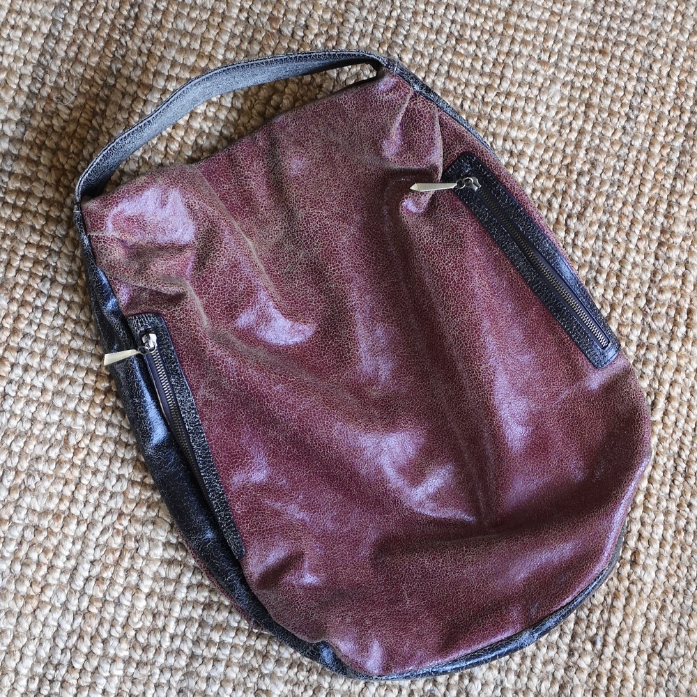 Bryna Nicole distressed leather bag
